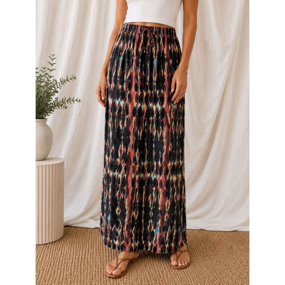 Bisou Bisou Colorful Maxi Skirt